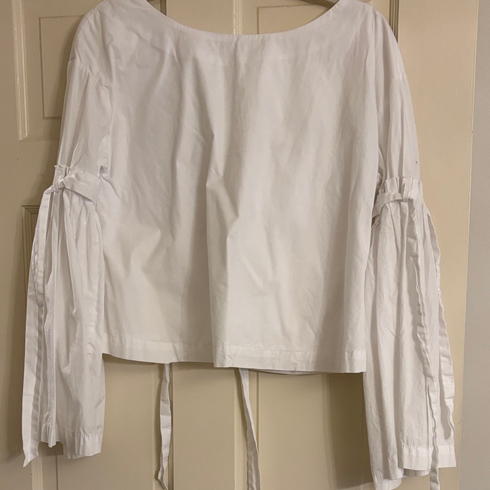 Free People So Obviously Yours Bell Sleeves Top Blouse - Picture 4 of 6